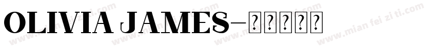 OLIVIA JAMES字体转换